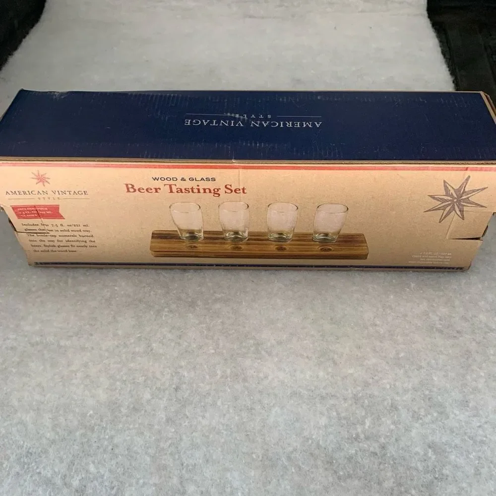 American Vintage Beer Tasting Flight Set *NEW*